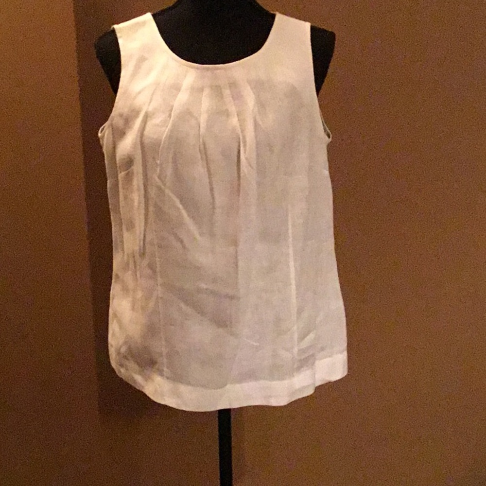 White Linen Top